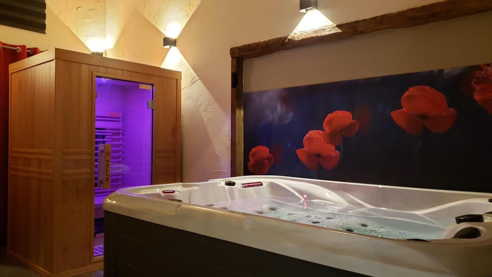 Maison D'Hote Avec Sauna Et Jacuzzi A La Campagne Les Portes du Coglais Eksteriør billede